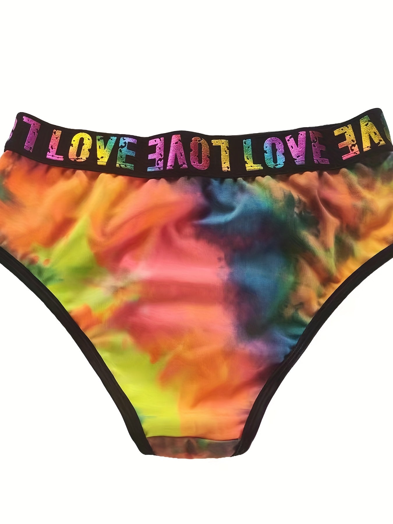 Tie Dye Sports Tank Bra & Panties Set