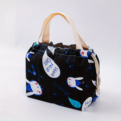 Japanese Bento Bag Ice Pack Outdoor Picnic Lunch Box Bag Waterproof Insulated