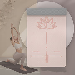 TPE Soft Non-slip Yoga Mat Widen Thicken Double Layer Pilates Mat