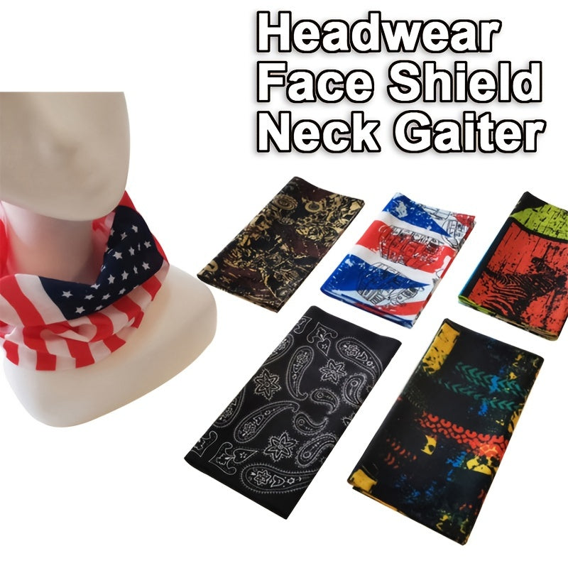 Neck Gaiter Face Cover Balaclava Headwear Face Shield Sun UV Protection Mask Sca