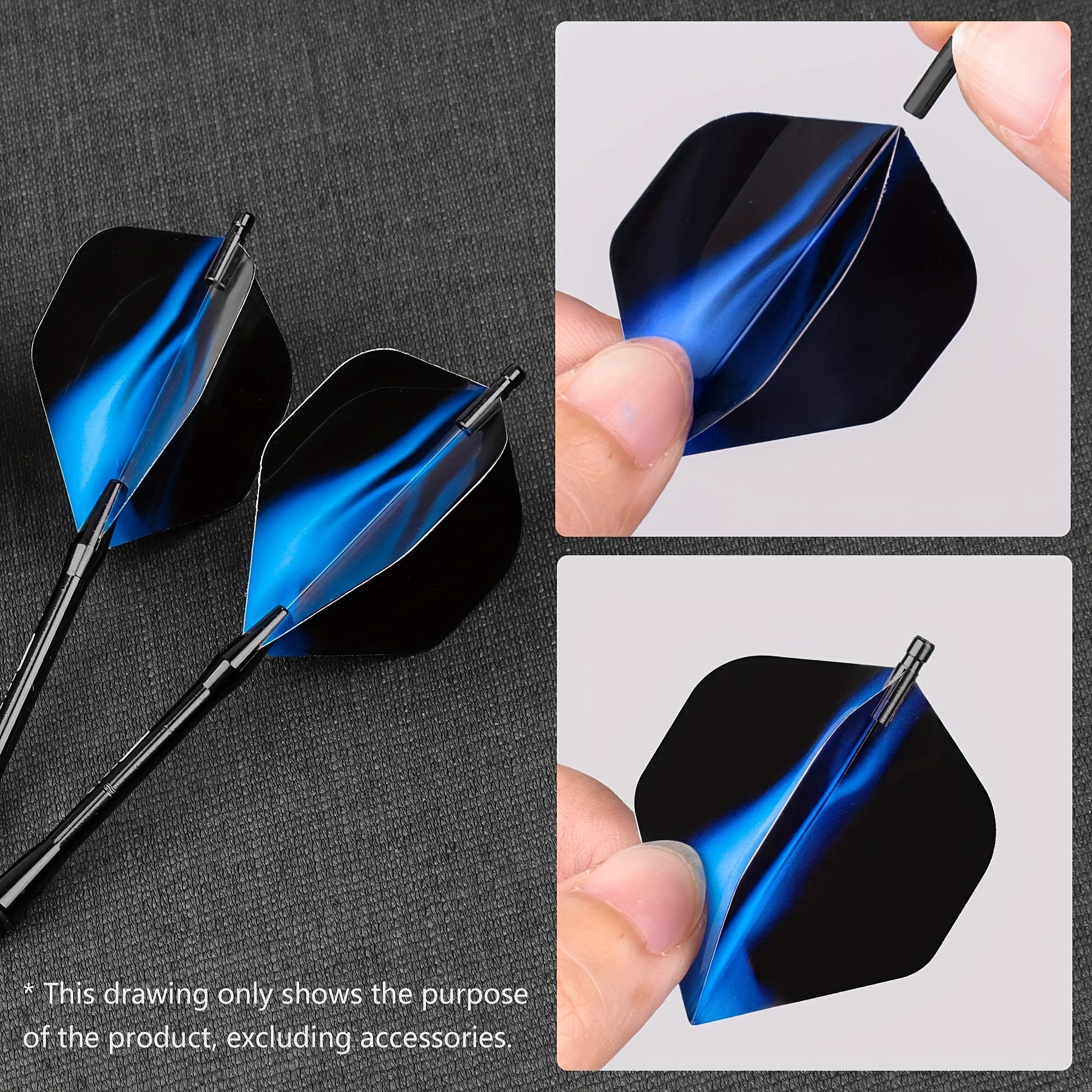 9pcs Dart Tail Wing Protector Dart Flight Protector Dart Accessories