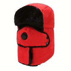 Winter Thickened Windproof Warm Hat With Mask Neck Protector