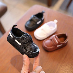 Comfy Sneakers with Hook and Loop for Baby Boys and Girls
