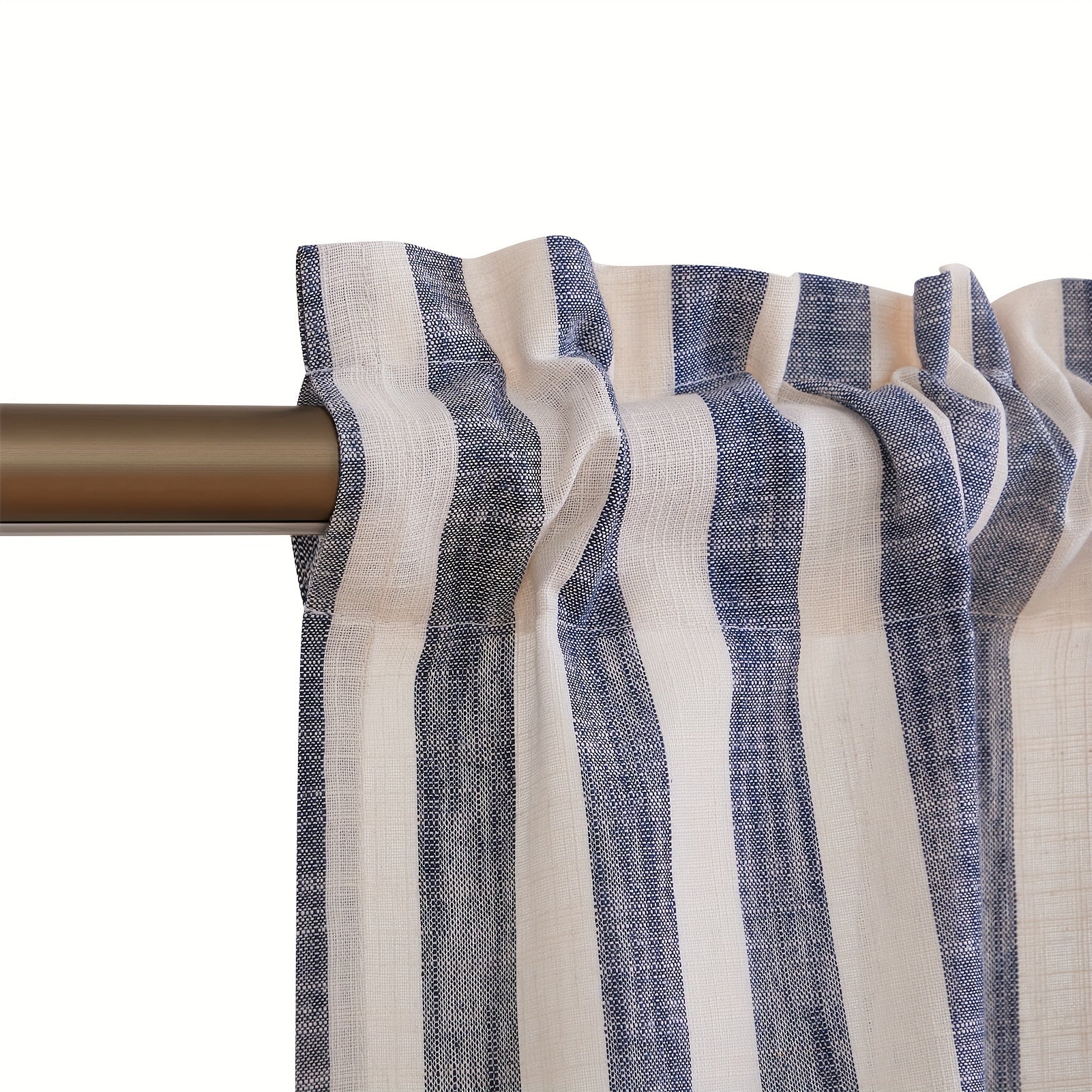 Burlap Tier Curtains for Kitchen Rod Pocket Short Curtains for Short Window