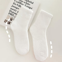 2 Pairs Warm Mid Tube Socks for Women