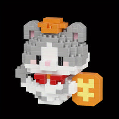 Animal Building Blocks Cat Dog Toy Creative Gift for Christmas Birthdays