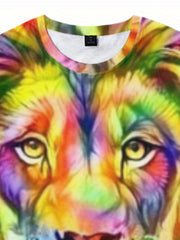 Colorful Lion Graphic T shirt for Boys
