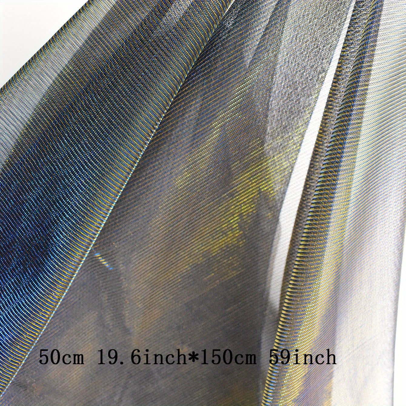 2 Golden Silk Fabric DIY Wedding Bridal Dress Party Gown Dance Skirt