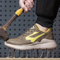 Steel Toe Safety Shoes Puncture Proof Work Shoes Chunky Sneakers