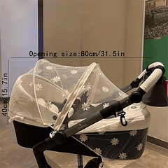 Baby Stroller Mosquito Repellent Cover Sun Visor Sun Protection