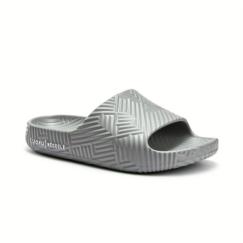 LUOFU Men's Non Slip Slides for Indoor & Outdoor Summer