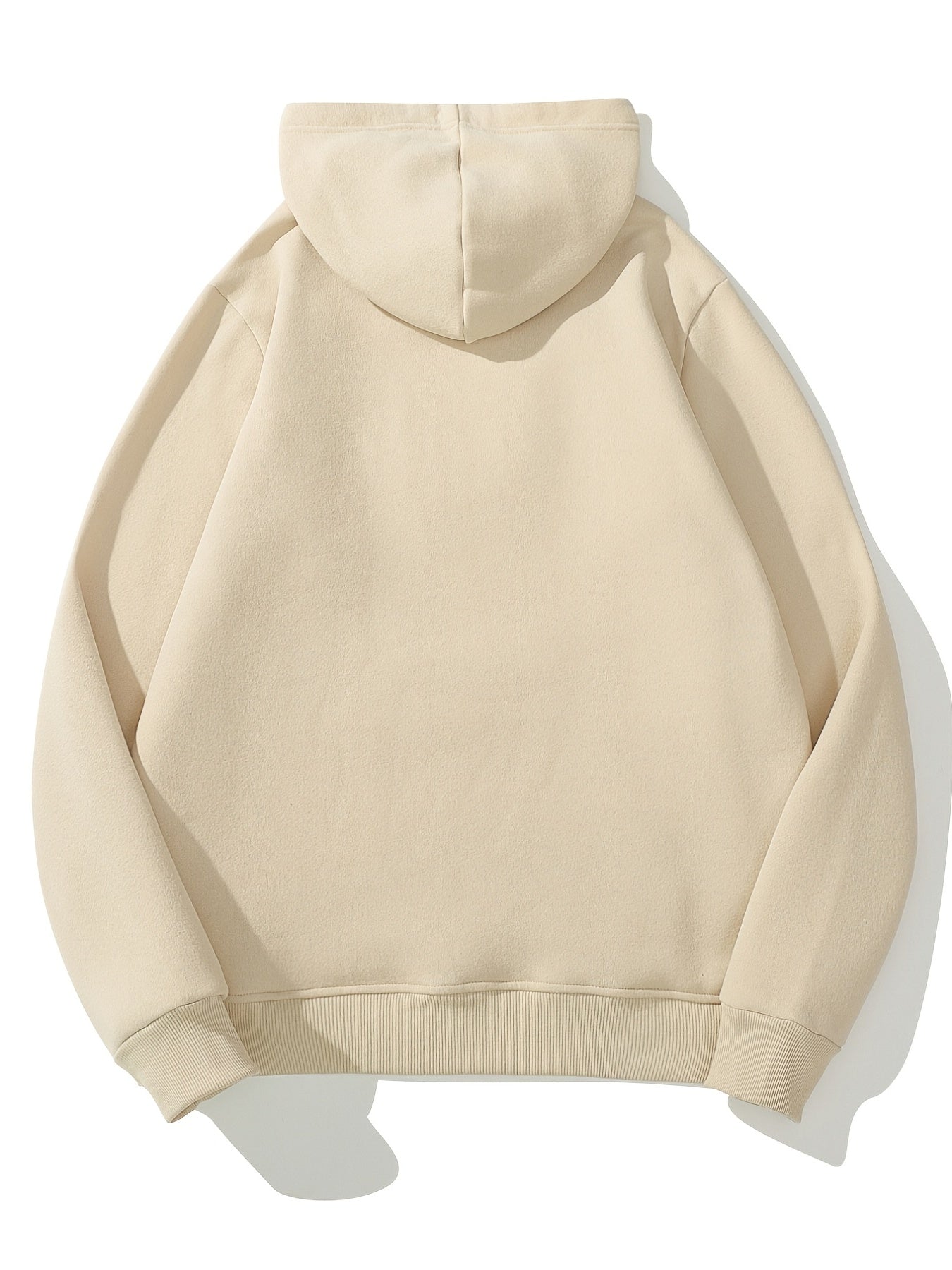 Anime Print Hoodie Fleece Pullover Active Hooded Sweatshirt