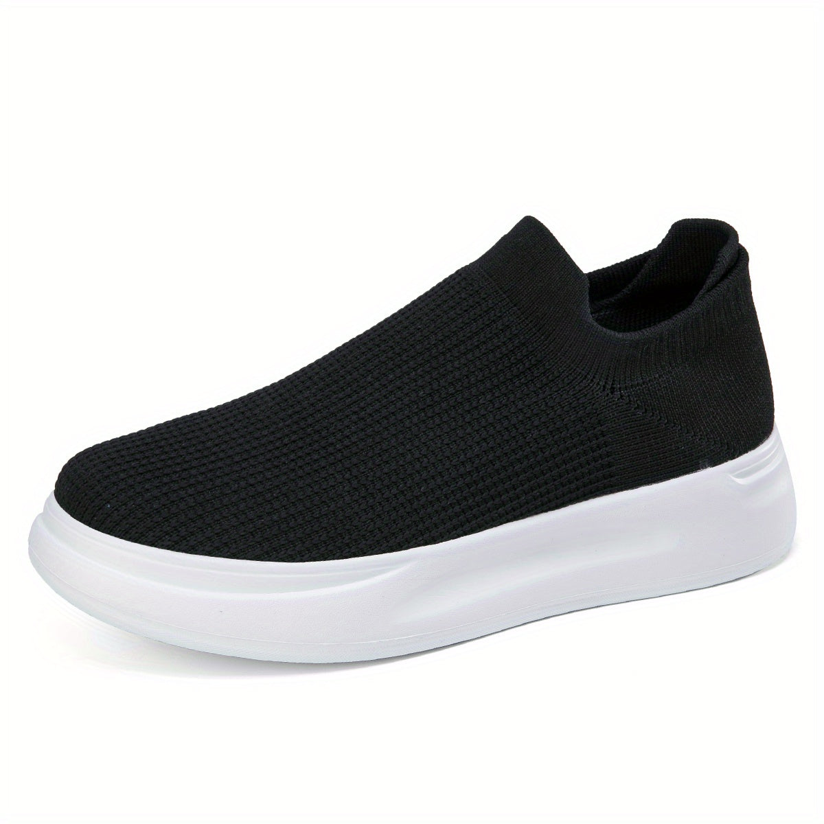 Women's Knit Slip On Sneakers Soft Sole Breathable Shoes