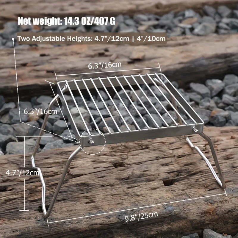 Portable Foldable Kettle Bracket Stainless Steel Stove Bracket
