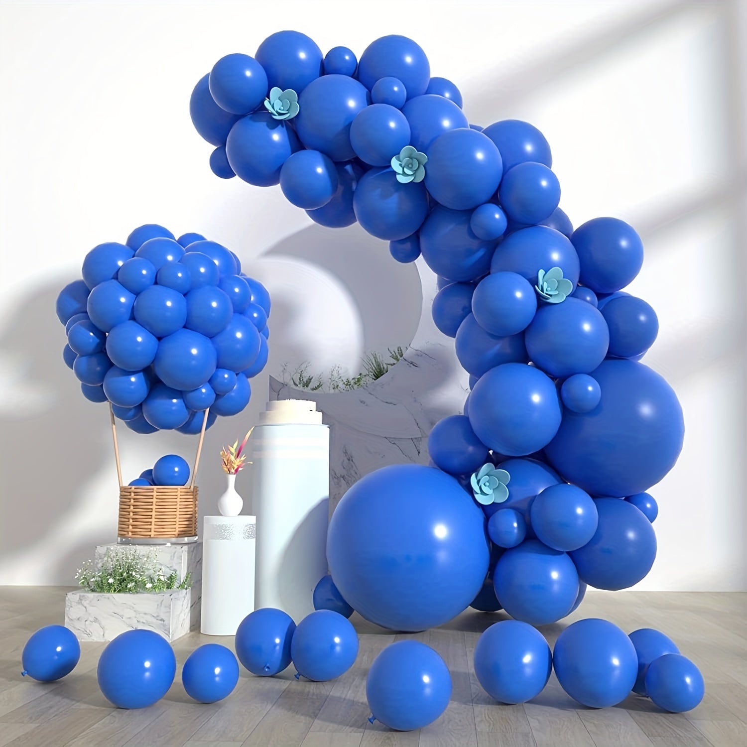 60pcs Dark Party Latex Balloons 5inch Matte Dark Latex Balloons For Men Birthday