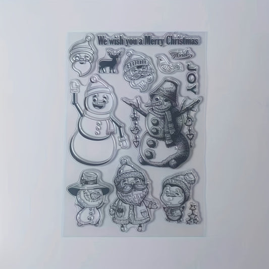 Christmas Series Transparent Stamp Party Supplies