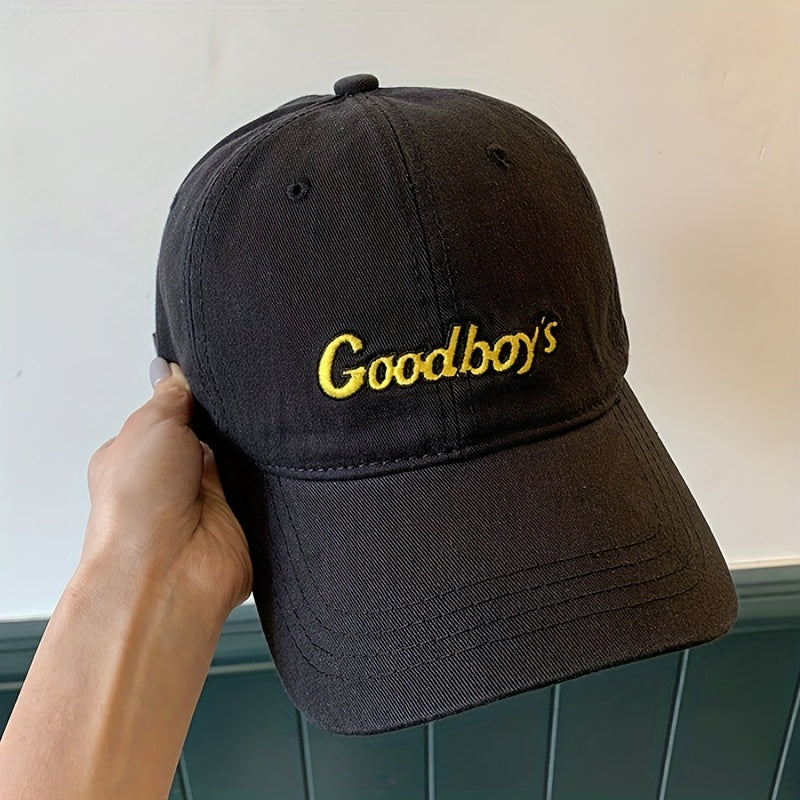 Goodboy's Letters Embroidered Baseball Cap For Men Women