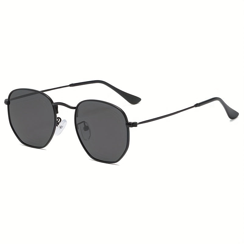 Hexagon Polarized Sunglasses UV Protection for Traveling Party Outdoor