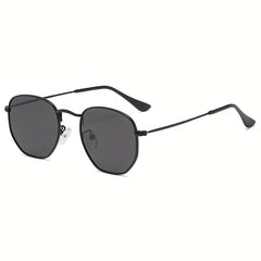 Hexagon Polarized Sunglasses UV Protection for Traveling Party Outdoor