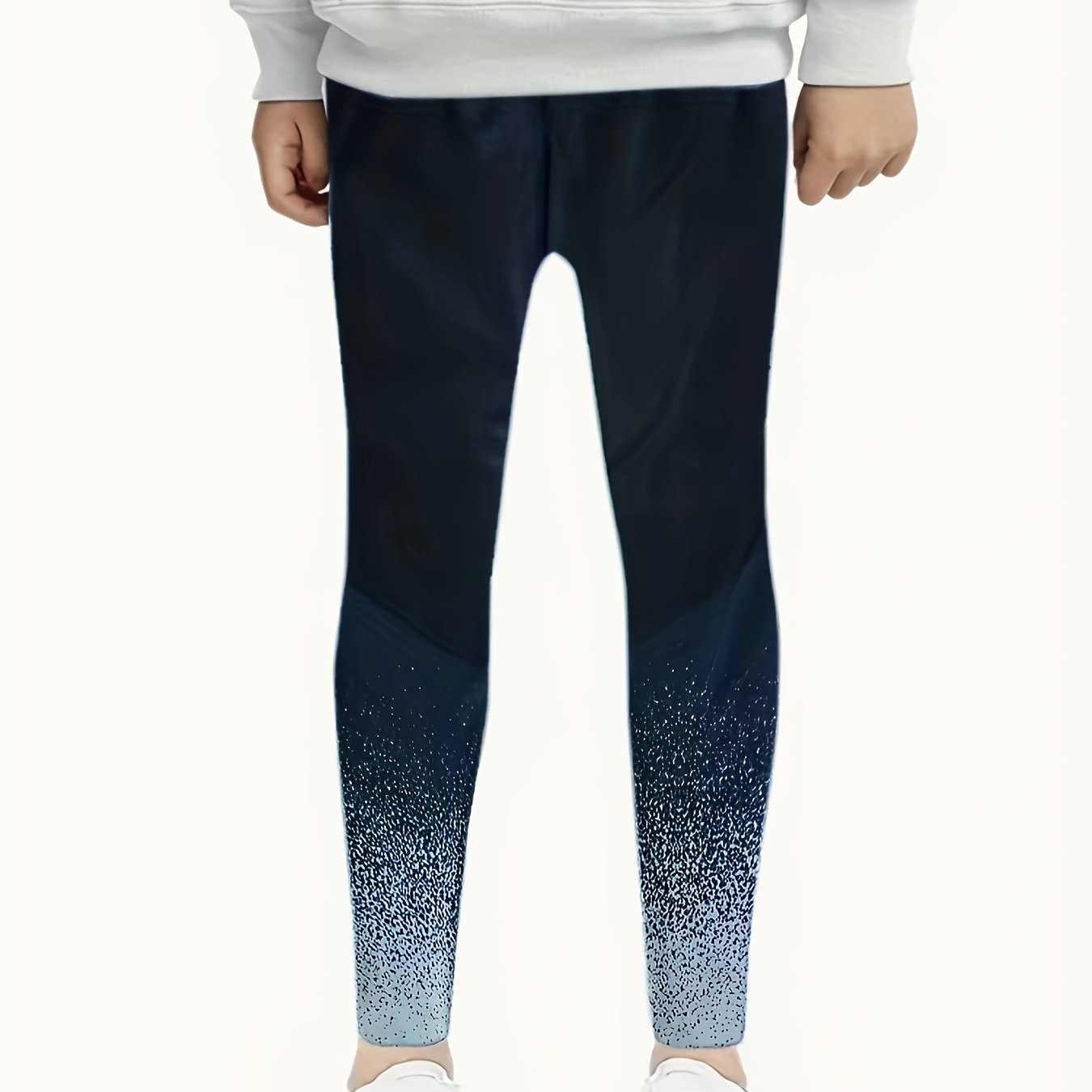 Girls Gradient Leggings Comfy Slim Leggings All Seasons