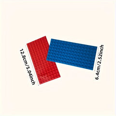 4 Pack IDEAMOC 8x16 Dots Base Plates Mixed ABS Building Blocks Parts