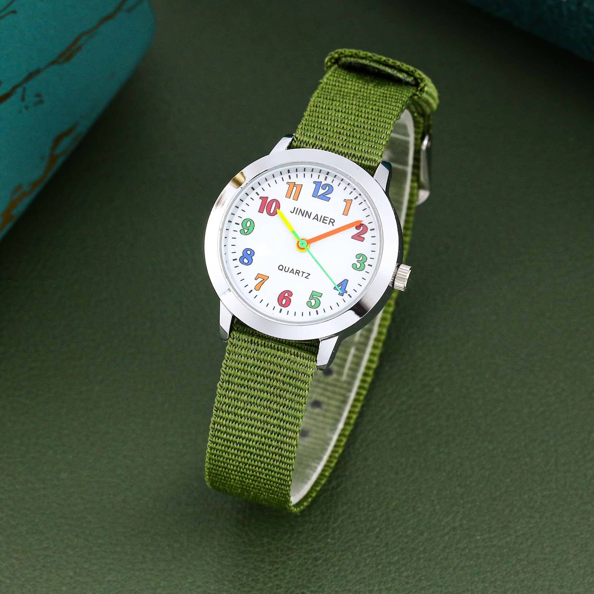 Colorful Digital Canvas Strap Watch for Men and Women Stylish