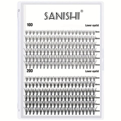 10D 20D D 8 14mix Eyelash Clusters 240 Lashes Extension