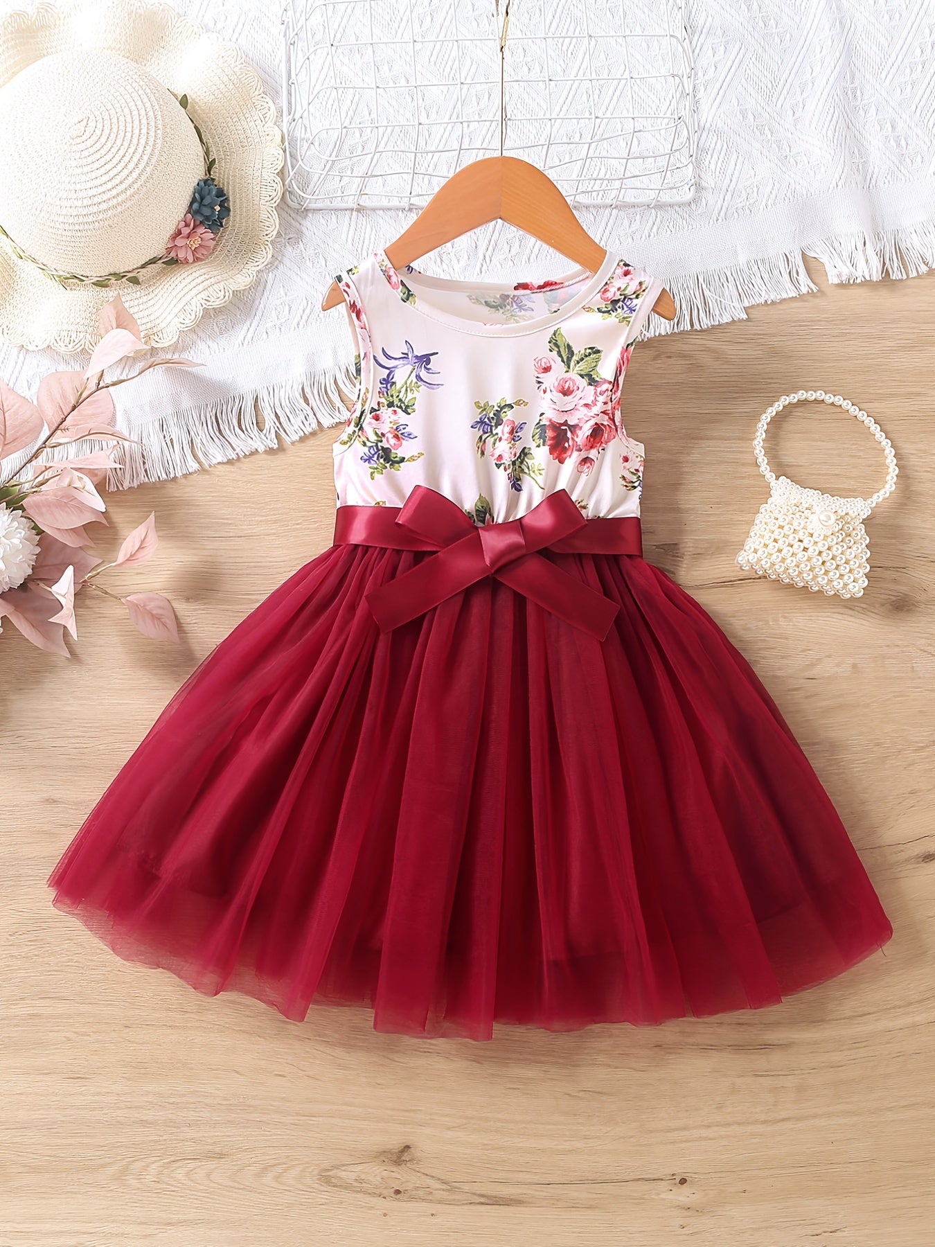 Girls Sleeveless Party Princess Dress Kids Summer Clothes