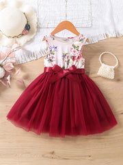 Girls Sleeveless Party Princess Dress Kids Summer Clothes