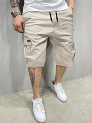 Men's Cargo Short Pants Drawstring Loose Shorts