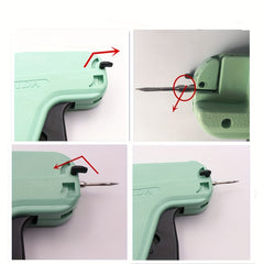 Tagging Gun For Clothing Retail Label Gun Set 6 Needles 1000 Barbs