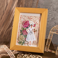 10pcs Lace Border Landscaping Paper for Journal DIY Decorating