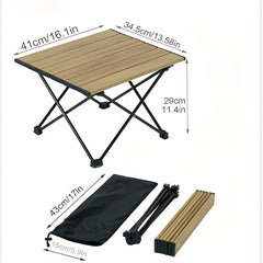 Ultralight Aluminum Folding Table for Camping Picnic BBQ