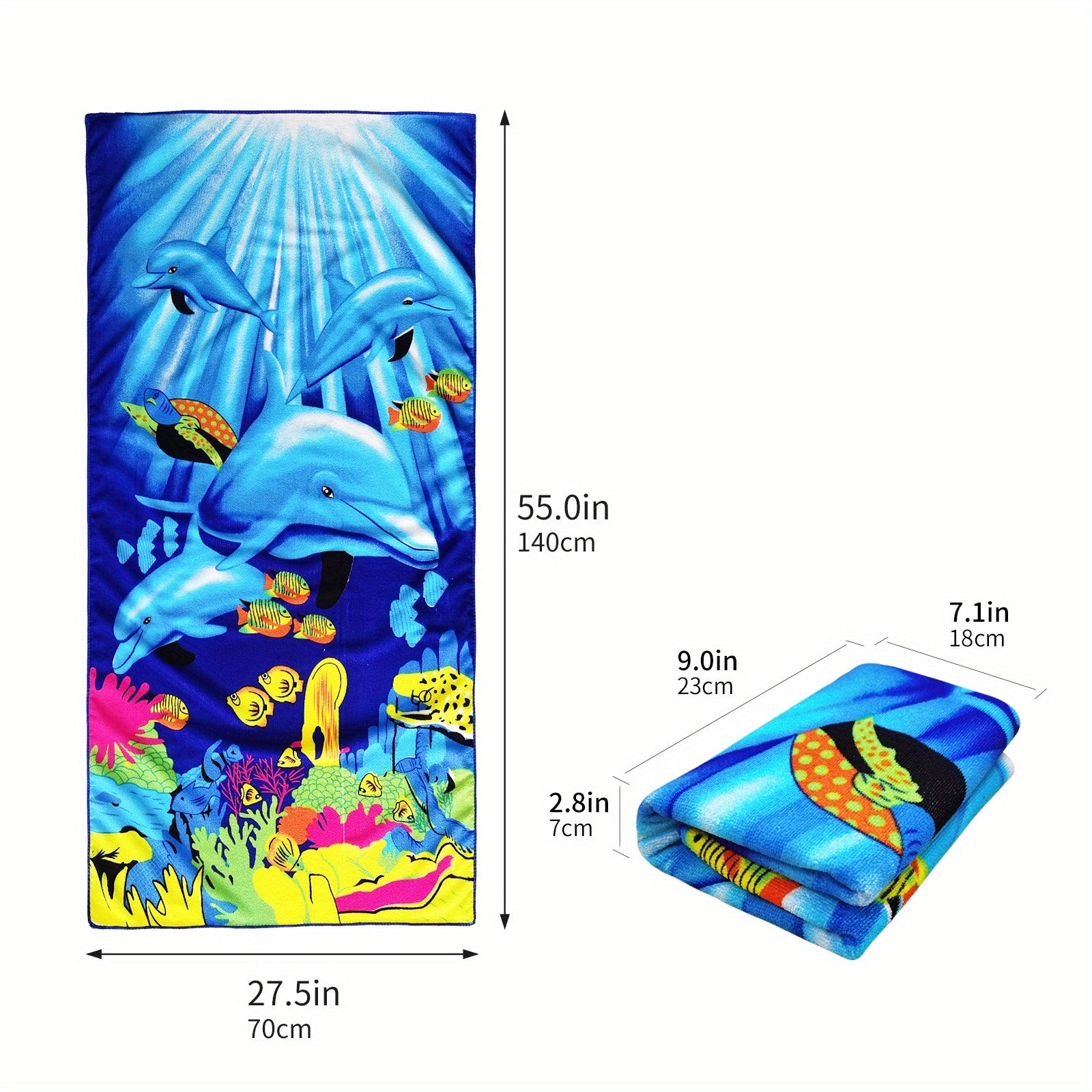 Mutao Microfiber Beach Towels Quick Drying Soft Oversized Compact