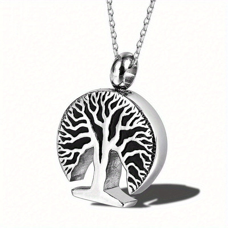 Tree of Life Urn Necklace for Ashes - Memorial Jewelry for Women and Men