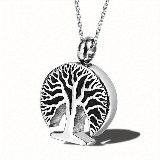 Tree of Life Urn Necklace for Ashes - Memorial Jewelry for Women and Men