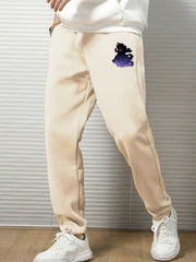 Cartoon Print Sweatpants Men's Drawstring Jogger