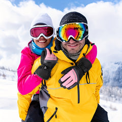 MVPTOO Winter Skiing Full Finger Gloves Touch Screen Outdoor Snowmobile Thermal