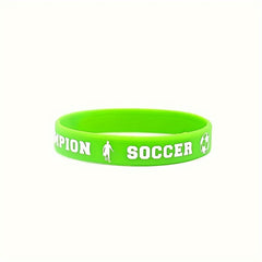 4pcs Football Wristband Silicone Bracelet Sports Party Gift
