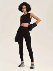 Yoga Tank Top & High Waist Leggings Set