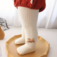 Soft Knitted Pantyhose for Toddler Girls