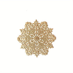 10pcs Flower Coasters Plastic Hollow Out Cup Coasters PVC Drink Coasters