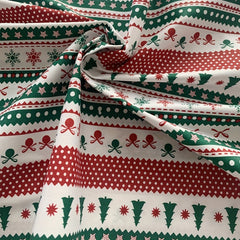 Large Christmas Cotton Cloth DIY Fabric for Patchwork