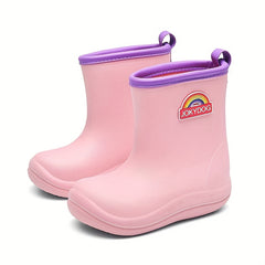 Boys' Colorful Print Rain Boots Non-slip Waterproof