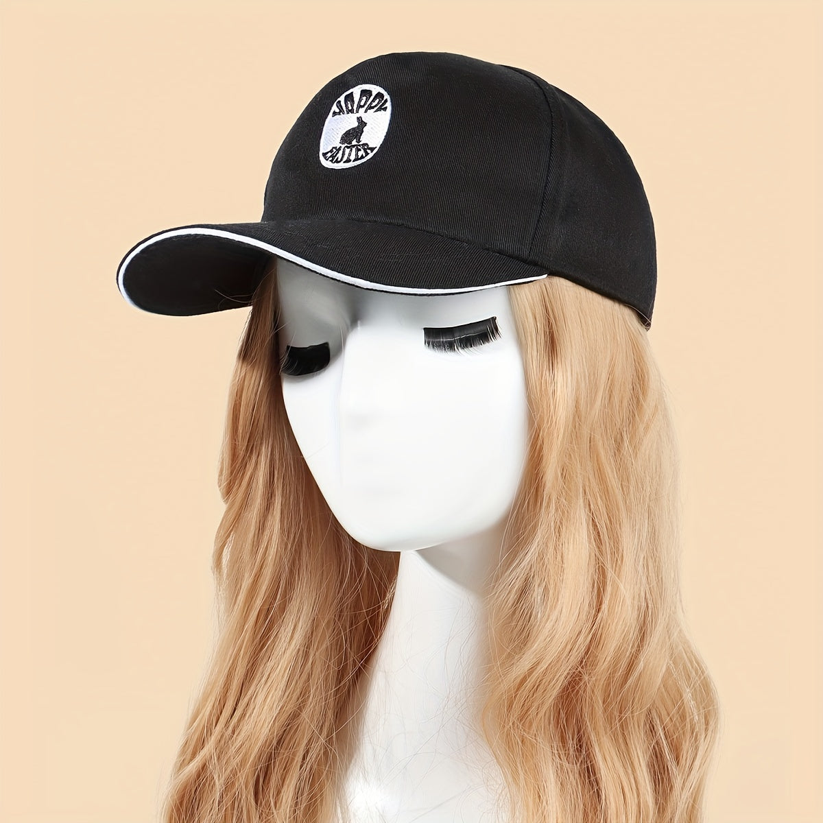 Easter Rabbit Baseball Cap Bunny Embroidered Casual Hat