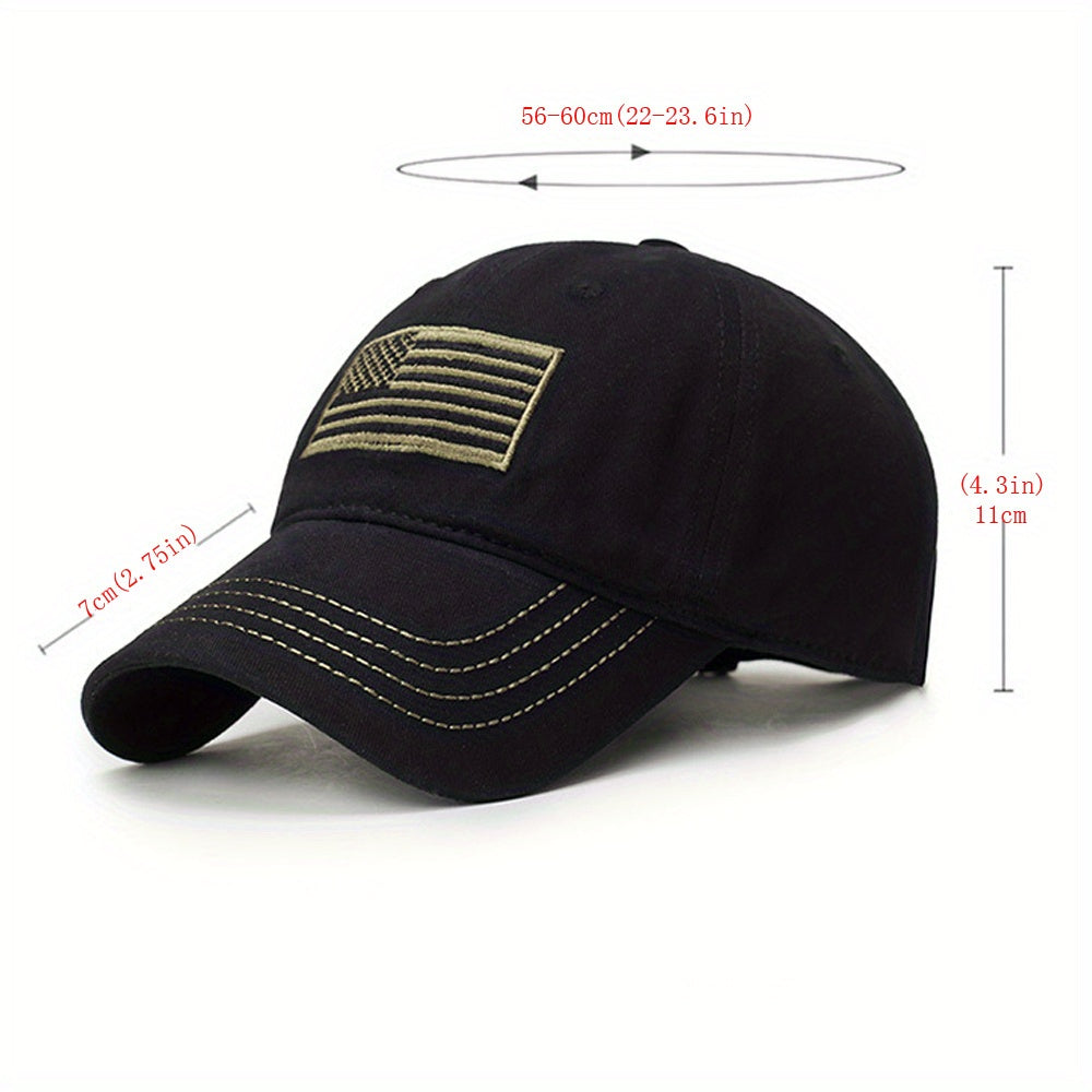 American Flag Baseball Cap For Men Women Military Dad Hat Trucker Hat