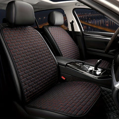 Universal Size Flax Linen Car Seat Cover Set