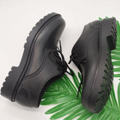 Men's Round Toe Derby Shoes Lace up Front Dress Shoes