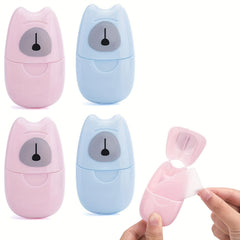 Travel Soap Paper Sheets Disposable Hand Washing Bath Scented Paper Soap