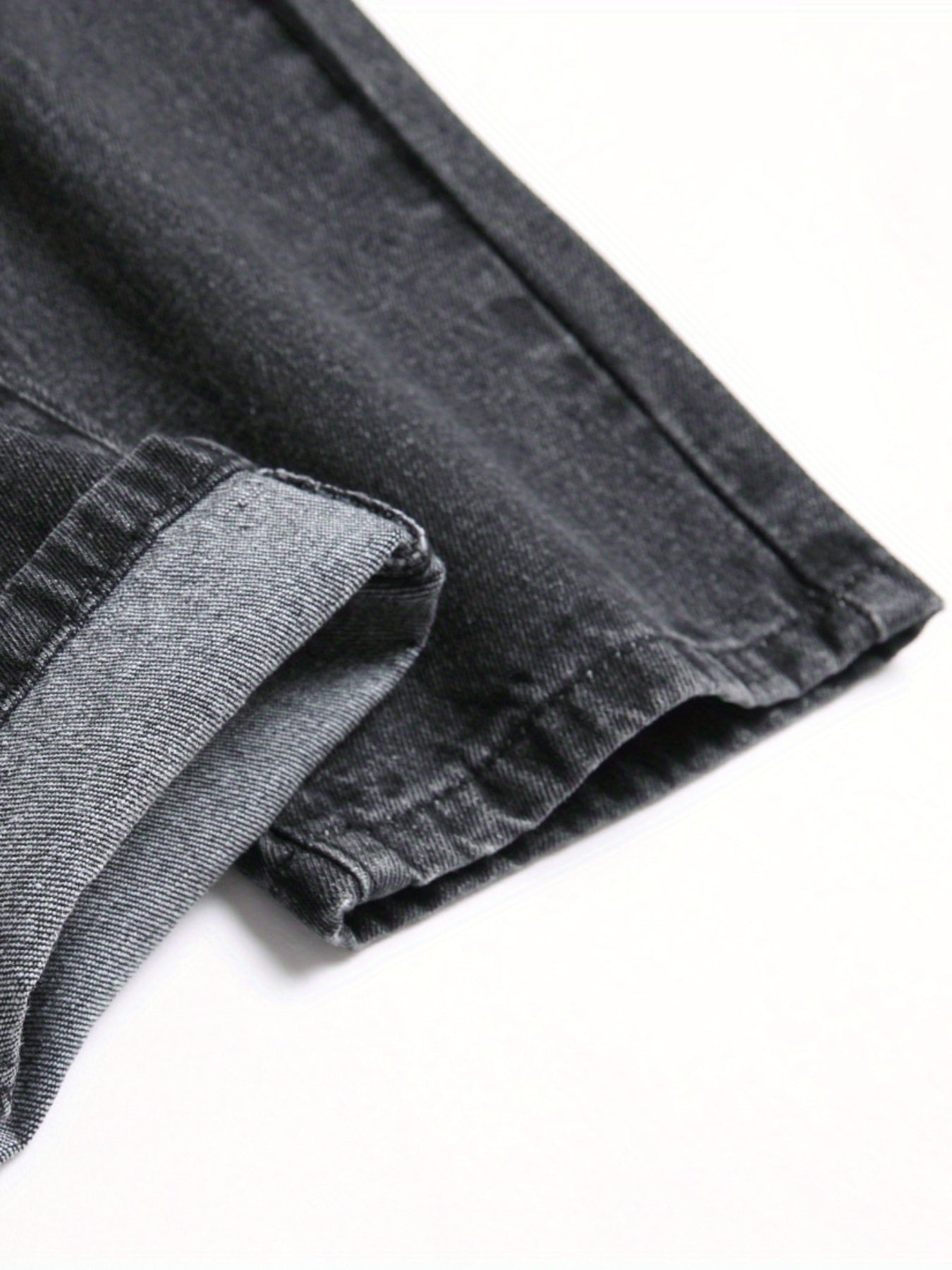 Men's Slim Fit Ripped Jeans Casual Street Style Denim Pants